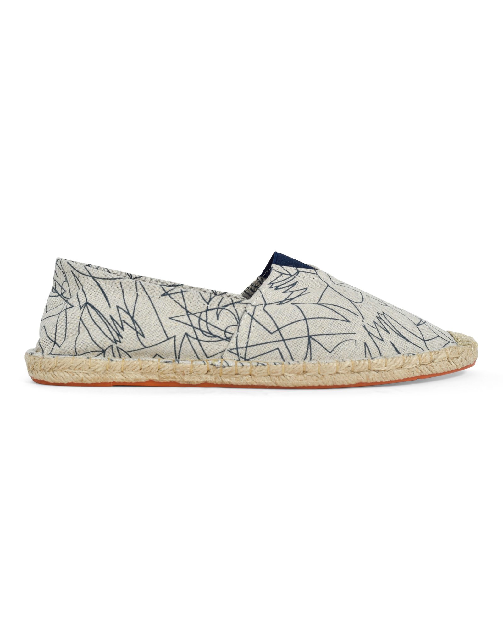 Marmosa Doodle slip-on shoes photographed on a white background