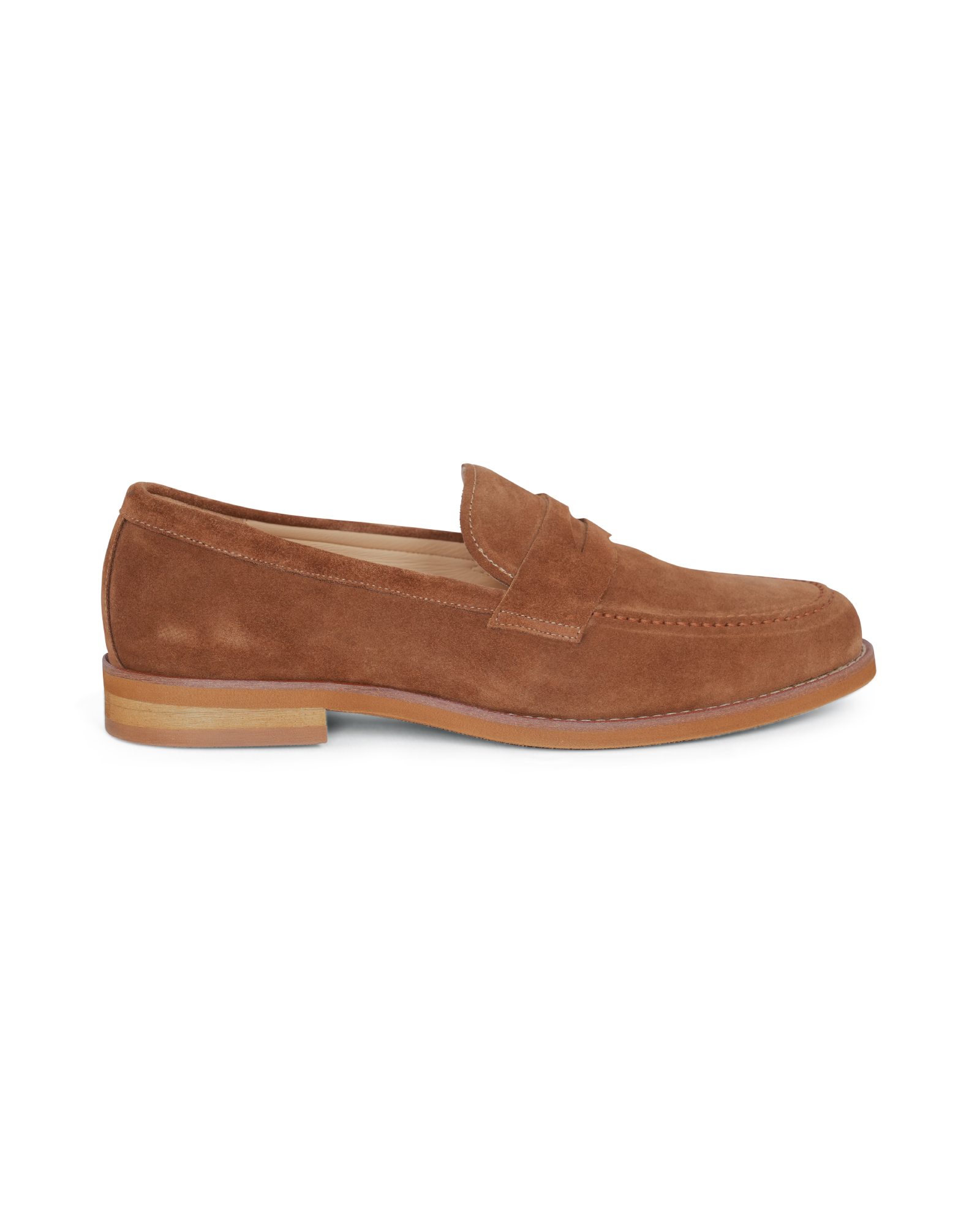 Naked Emperor Deep Brown shoes photographed on a white background