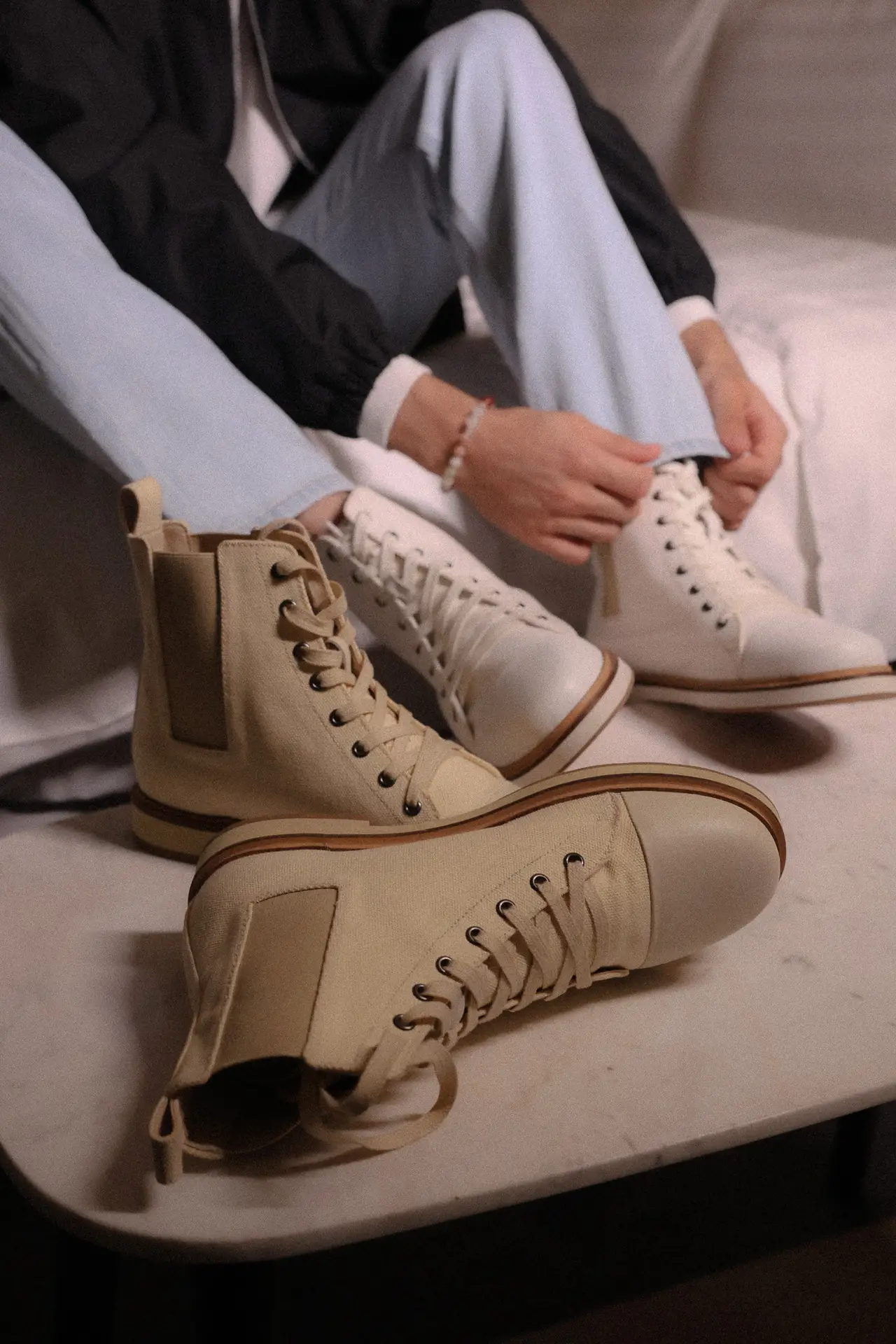 Display of Boots from Baga Baga